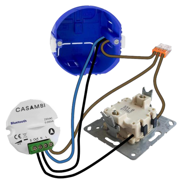 CASAMBI fase afsnijdende dimmer 200W met puls • Matcall BV