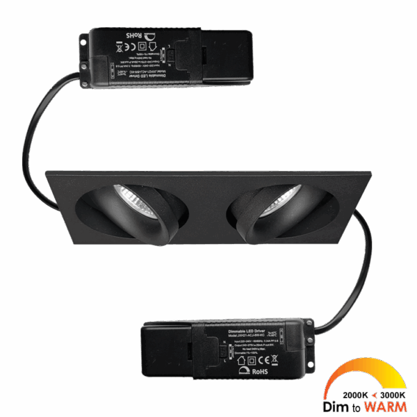 Cádiz Duo dim-to-warm incl. drivers 230V