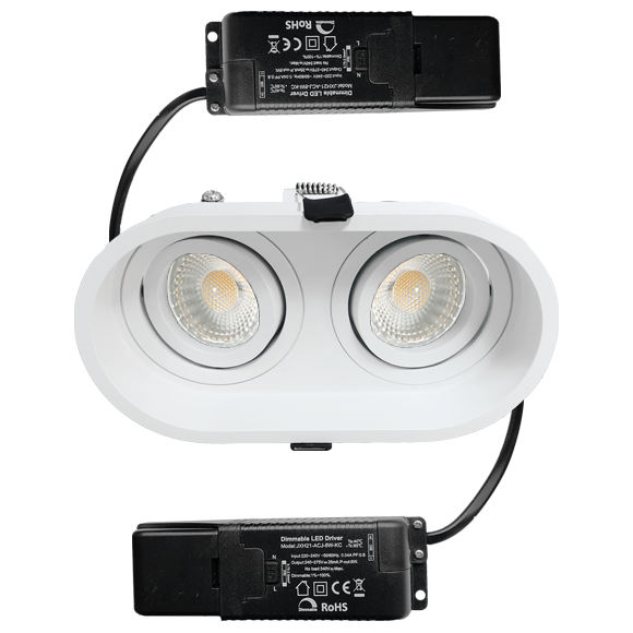 Palma Duo dim-to-warm incl. drivers 230V