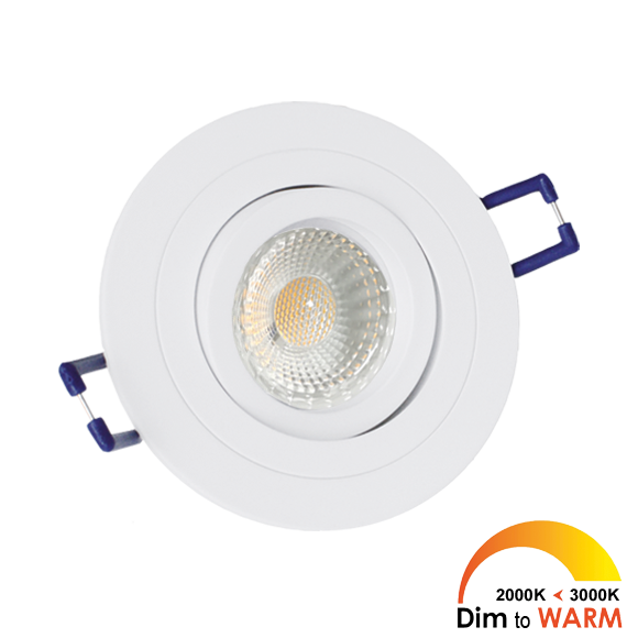 Smooth rond dim-to-warm incl. driver 230V
