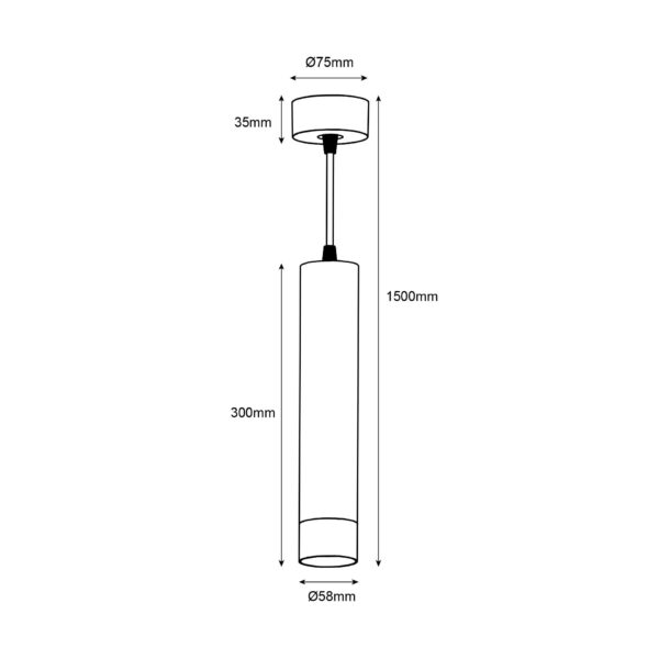 Vuoto pendellamp GU10