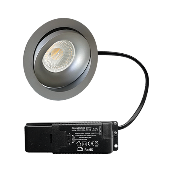 Cádiz rond dim-to-warm incl. driver 230V