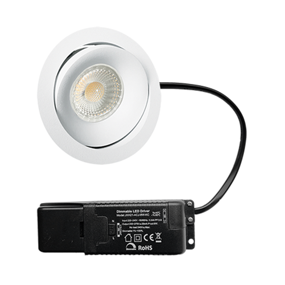 Cádiz rond dim-to-warm incl. driver 230V