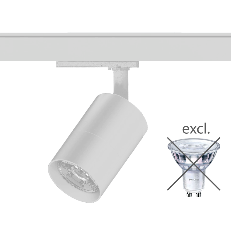 Vuoto 1-fase railspot ex. GU10 wit 605AW00000L0