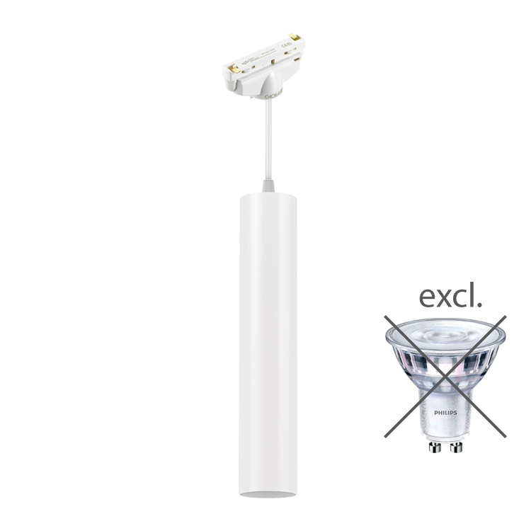 Vuoto Pendel + 1-fase adapter ex. GU10 wit 615AW00000SUC