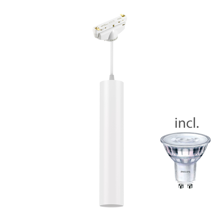 Vuoto Pendel + 1-fase adapter incl. GU10 wit 615AW00027SUC